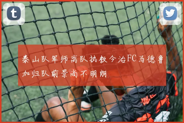 泰山队军师离队执教今治FC马德鲁加归队前景尚不明朗